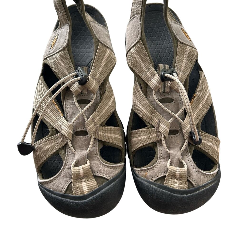 Keen Beige and Black Women's Outdoor Strappy Sandals